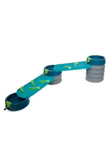 AquaPlay Mudway Flow - Wasser- und Sandspielbahn 2,3m - Kreatives Spielsystem für Kinder ab 3 Jahren: Kombinierte Wasserbahn und Sandkasten mit Schleusen und Becken. Fördert spielerisch motorische Fähigkeiten und Kreativität. Wetterfest und einfach aufzubauen!