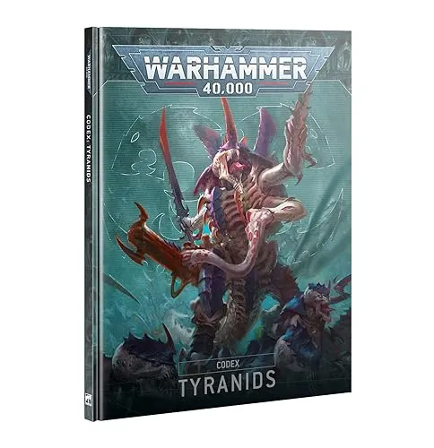 Warhammer Codex: TYRANIDS (DEUTSCH) 2023 - Strategien und Einheiten - Entdecken Sie die neuesten Taktiken und Armeen für Tyraniden im umfassenden Codex. Perfekt für alle, die ihre Sammlung erweitern und ins Spiel eintauchen möchten.