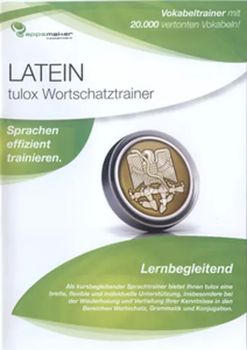 Latein - Deutsch lernen, Wortschatzstrainer, 20.000 Wörter, tulox