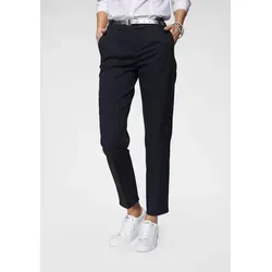 Marc O'Polo Damen Chinohose B01034110059 in Blau, Größe 44 EU - Damen-Hosen: Sportliche Eleganz trifft auf modernen Komfort mit dieser Slim Fit Chinohose aus 97 % Bio-Baumwolle für ideale Bewegungsfreiheit und vielseitige Kombinationsmöglichkeiten.