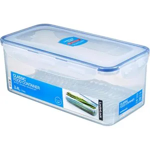 LocknLock Frischhaltedose HPL848 - 3,4 Liter, luftdicht und BPA-frei - Vorratsdose aus Kunststoff mit Abtropfgitter, ideal zum Frischhalten und Transportieren von Lebensmitteln. 100% auslaufsicher und spülmaschinenfest.