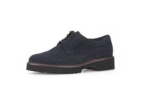 Gabor Damen 05.244.16 Slipper, Blau Pazifik Cognac, 38 EU - Slipper & Mokassins für Damen, mit BEST Fitting für optimalen Tragekomfort und stilvolles Design.