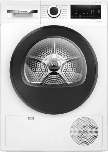 BOSCH WQG 241030 Wärmepumpentrockner - 9,0 kg, A++, energieeffizient mit AutoDry für schonendes Trocknen und einfache Reinigung