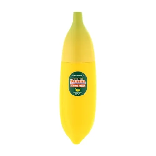TONYMOLY Magic Food Banana Hand Milk - Feuchtigkeitsspendende Handcreme mit Bananenextrakt, 45 ml