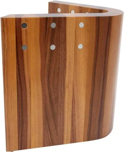Zayiko Design Messerblock aus Nussbaum - Unbestückter Messerblock aus massivem Nussbaum mit starken Magneten, ideal für bis zu 10 Kochmesser. Hochwertige Verarbeitung und zeitloses Design machen ihn zum perfekten Geschenk für Kochliebhaber.