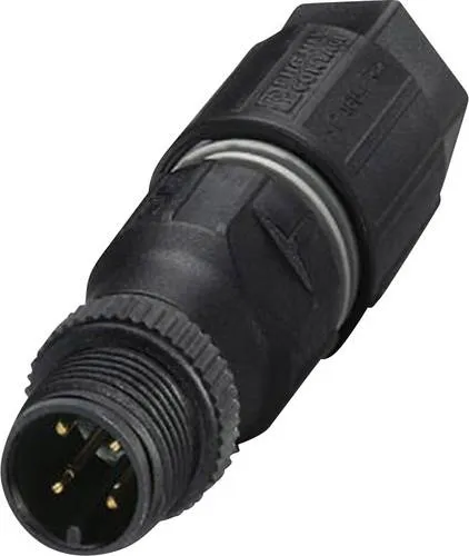 Phoenix Contact 1641769 Sensor-/Aktor-Steckverbinder, unkonfektioniert M12 Stecker, gerade Polzahl Sensoren: 4 1 St.
