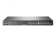 Hewlett Packard Enterprise Aruba 2930F 24G Rackmount Gigabit Managed Switch 24x RJ-45 4x SFP PoE+ - JL261A