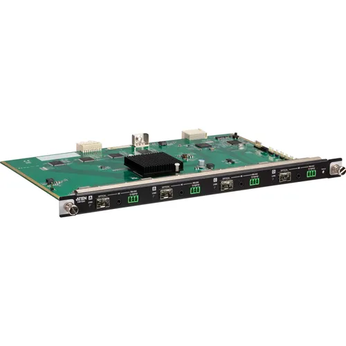 ATEN VM7584K2 4-Port 10G Optical Input Board - TV & Video, 4-Port 10G Eingabekarte für einfache Übertragung von 4 HDMI Quellen über optische Extender bis zu 10KM.