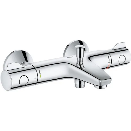 Grohe 800 THM Wanne AP 1/2" F 34569000 Silber - Badewannen- & Duschsysteme mit Grohe TurboStat Technologie für konstante Wassertemperatur und EcoJoy-Funktion zur Reduzierung des Wasserverbrauchs.