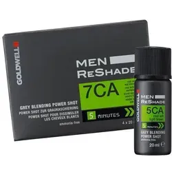 Goldwell Color Men Reshade Grauhaarkaschierung 6CA - Professionelles Haarfärbemittel zur effektiven Graukaschierung mit kühler, natürlicher Nuance. Ideal für 30-70% grauen Haaranteil, schnelle Einwirkzeit von 5 Minuten.