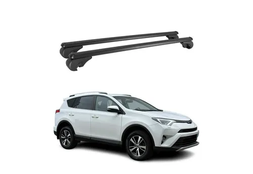 OMAC Dachträger für Toyota RAV4 2016-2018 - Dachgepäckträger aus leichtem, wasserbeständigem Aluminium mit aerodynamischem Design, ideal für Fahrrad- und Skiträger. Einfach abnehmbar und sicher dank Diebstahlschutz.
