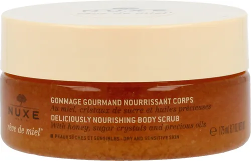 NUXE Rêve de Miel Deliciously, Körperpeeling, Frauen, Jeder Hauttyp, Exfoliation, Nährend, Peeling, Glättend, Topf, GLYCERIN, HELIANTHUS ANNUUS (SUNFLOWER) SEED OIL, ORYZA SATIVA (RICE) POWDER, PHENYL TRIMETHICONE,...