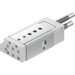 FESTO Mini-Schlitten DGSL-25-30-Y3A – Präzise Positionierung - Hochbelastbarer Mini-Schlitten mit Aluminium-Gehäuse für präzise Positionierung. Ideal für anspruchsvolle Anwendungen dank Kugel-Käfig-Führung und hydraulischen Stoßdämpfern.