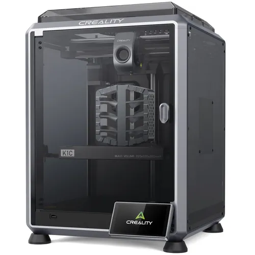 Creality K1C 2025 Edition 3D Drucker – Leistungsstark und Präzise - Der Creality K1C 2025 Edition 3D Drucker überzeugt mit automatischer Kalibrierung, schnellem Drucken bis 600 mm/s und einem geschlossenen Bauvolumen für stabile Ergebnisse. Ideal für anspruchsvolle Materialien und kreative Projekte.