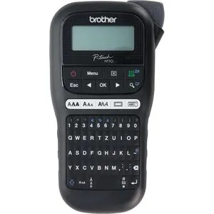 Brother P-touch H110 Beschriftungsgerät - Handbeschriftungsgerät mit QWERTY-Tastatur, ideal für kreative Etiketten mit bis zu 12 mm Bandbreite und 12 Designs im Deco-Modus. Perfekt für Zuhause und Büro.