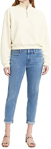 LEVI'S MID RISE BOYFRIEND Jeans - Damen Boyfriend-Jeans in blau (Lapis Topic) von Levi's®, aus elastischem Denim für optimalen Tragekomfort und vielseitige Kombinationsmöglichkeiten in der Freizeit.
