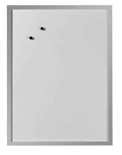 Herlitz 10524627 Whiteboard und Magnettafel 40 x 60 cm - Wandtafel in Weiß, ideal für Notizen und kreative Ideen, mit magnetischer Oberfläche für vielseitige Nutzung.