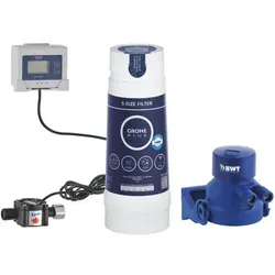 GROHE Red Filter mit Filterkopf für kalkhaltiges Wasser - Zubehör für das GROHE Red System, ideal zur Herstellung von köstlichem Wasser in Regionen mit hoher Wasserhärte über 12° KH.