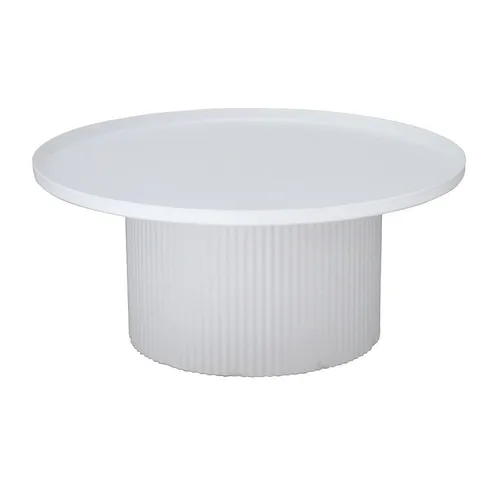 Grafelstein Etagere Dekoplateau LIVING weiß Metall Dekoteller mit Fuß D20,5cm Kerzenteller