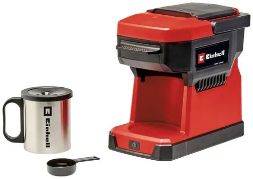 Einhell TE-CF 18 Li-Solo - Akku Kaffeemaschine 18 V, 240 ml, kabellos für flexibles Kaffeegenuss überall