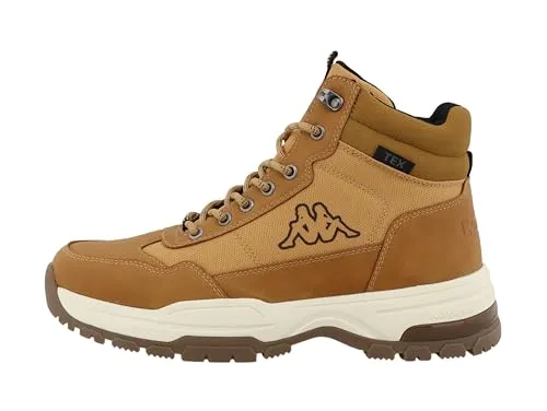 Winterboots KAPPA "Rauno" Damen Gr. 45, braun - Wanderschuhe, gefüttert und wasserdicht mit TEX-Membran für optimale Atmungsaktivität und trockene Füße, ideal für kalte Wintertage.