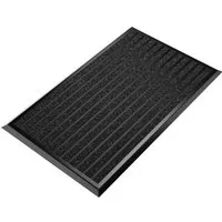 WEST & EAST Fußmatte außen mit Aluminium Rand 55 x 90 cm - Hochwertige Fußmatte für den Außenbereich mit rutschfester Beschichtung, entfernt effektiv Schmutz und Feuchtigkeit für einen sauberen Eingangsbereich.