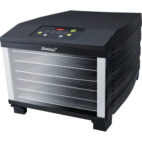 Steba ED 6 Dörrautomat - 800 W, stufenlose Temperatureinstellung und Timer für gesunde Snacks das ganze Jahr über