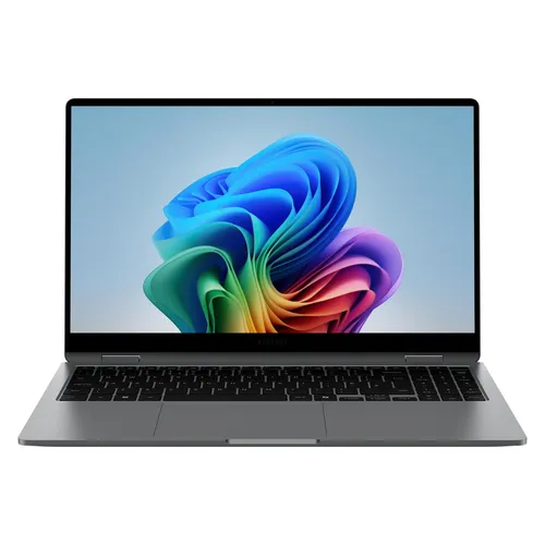 SAMSUNG Galaxy Book5 360 - 15,6 Zoll 2-in-1 Laptop - Leistungsstarker 2-in-1 Laptop mit 15,6 Zoll AMOLED Touchscreen, Intel Core Ultra 7, 16GB RAM und 1000GB SSD für kreative Anwendungen und mobiles Arbeiten.