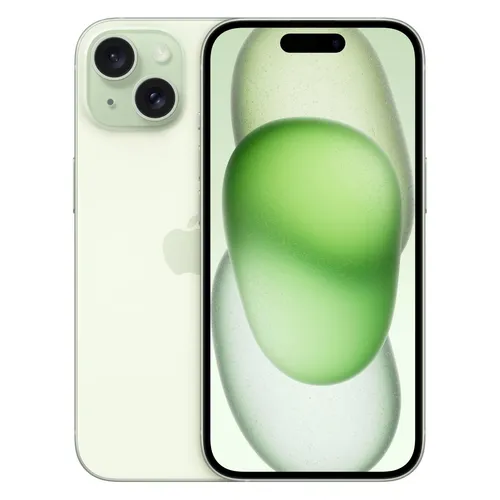 Apple iPhone 15 128GB Grün - Leistungsstark und Elegant - Handys ohne Vertrag mit 128GB Speicher, beeindruckender Kamera und neuestem A16 Bionic Chip für herausragende Performance.