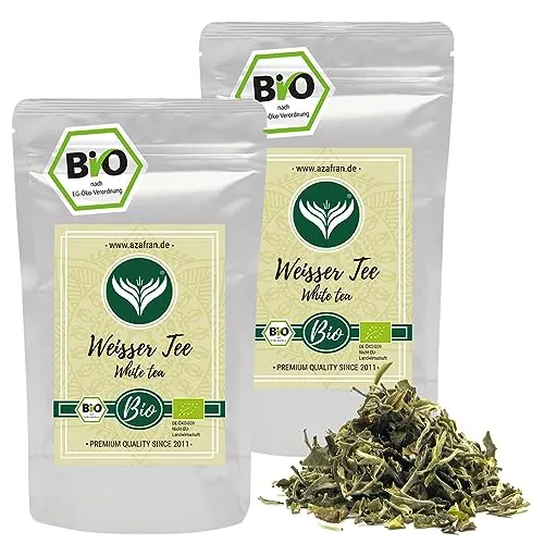 Azafran BIO Weißer Tee lose, Pai Mu Tan, China Tea White Peony 500g
