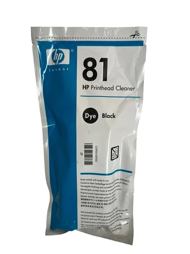 HP 81 C4950A BLACK Druckkopfreiniger für DESIGNJET 5000/5500 - Druckköpfe, sorgt für optimale Druckqualität und verlängert die Lebensdauer Ihrer Druckköpfe.