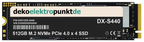 512GB M.2 Gen4 SSD Festplatte passend für MacBook Pro 13.3" ([2019/ Z0W6/Z0W7])