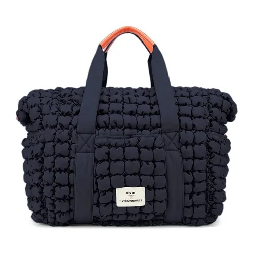 Les Visionnaires Shopper Unio Travel Bag - Stylische Shopper-Tasche aus robustem Polyester, ideal für modebewusste Damen. Mit durchdachtem Design, Handyfach und abnehmbaren Umhängeriemen. Perfekt für Reisen und den Alltag.