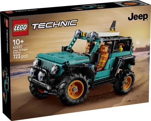 LEGO® Technic 42227 Jeep® Wrangler Rubicon Geländewagen - Vollständiges Set mit 723 Teilen für kreative Bauelemente, ideal für Technik-Fans ab 10 Jahren. Erlebe die Detailtreue und den Fahrspaß des Jeep® Wrangler!