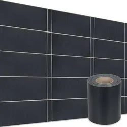 PVC Sichtschutzstreifen für Doppelstabmatten Zaun 35m x 19cm - Anthrazit - Sichtschutz für Doppelstabmatten-Zäune, wetterfest und UV-beständig. Schützen Sie Ihre Privatsphäre und genießen Sie Wind- und Lärmschutz mit diesen einfach anzubringenden, reflexionsarmen Streifen.