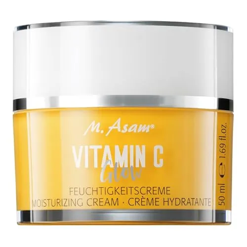 M. Asam Vitamin C Glow Feuchtigkeitscreme (50ml) - Tagespflege für strahlend frische Haut mit Vitamin C Goldkomplex & Kurkuma. Spendet intensive Feuchtigkeit und schützt vor Umwelteinflüssen.
