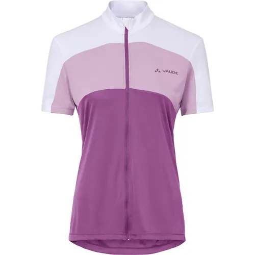 VAUDE Radtrikot Women's Matera FZ - Atmungsaktives Radtrikot in Rosa, Größe S (38) - Sportliches Radtrikot für Damen, aus atmungsaktivem und schnelltrocknendem Material. Ideal für Radsport und aktive Tage. Pflegeleicht und mit umweltfreundlichen Technologien ausgestattet.