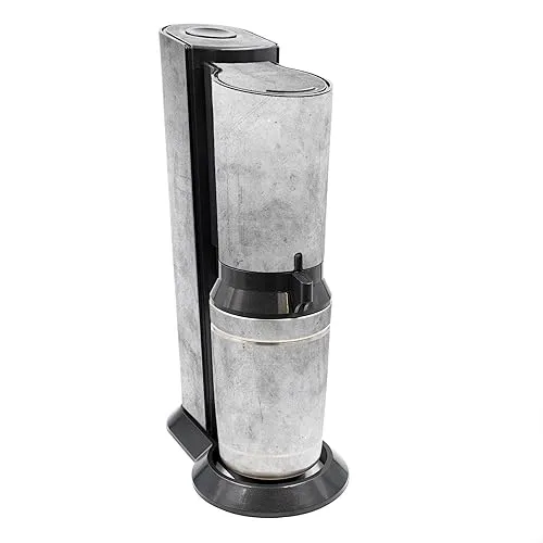 Finest Folia Deko Schutz Aufkleber kompatibel mit SodaStream Wassersprudler Crystal Design Sticker Set 8-teilig Klebefolie wasserfest selbstklebend (Crystal 2.0 (RX049), 02 Beton)