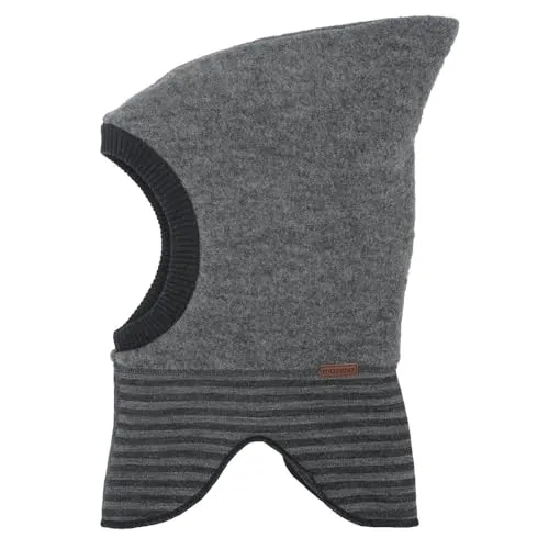 maximo GOTS MINI-Schlupfmütze aus Wollfleece - Praktische Zipfelmütze aus 100% Merinowolle mit Bio-Baumwollfutter. Hält Kopf, Ohren und Nacken warm – ideal für kalte Tage!