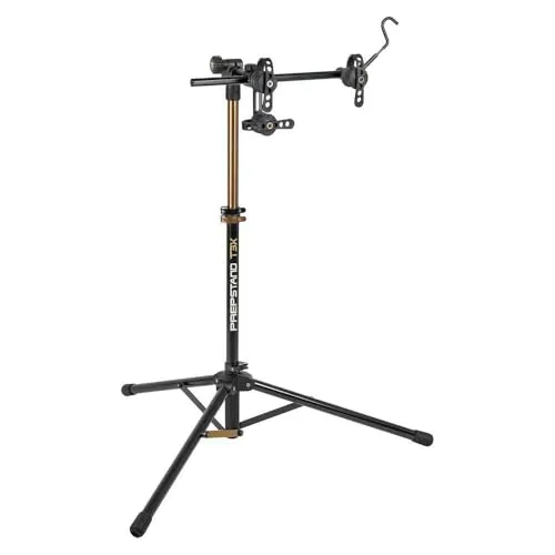 Topeak Montageständer PrepStand T3X - Fahrradständer mit maximaler Belastbarkeit von 20 kg, ideal für Rennräder und Carbon-Fahrräder, höhenverstellbar von 96,2 cm bis 169,4 cm.