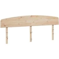vidaXL Kopfteil 180 cm aus massivem Kiefernholz - Bettenzubehör für ein stilvolles Schlafzimmer, robust und stabil, bietet hervorragende Unterstützung beim Lesen oder Fernsehen.