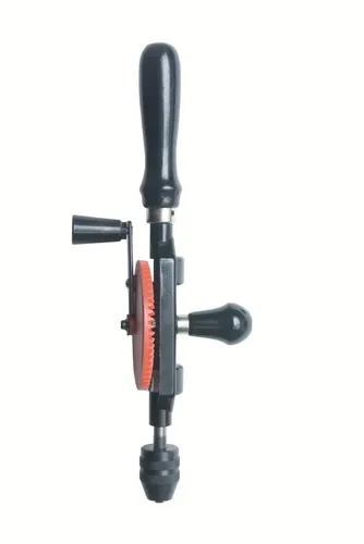 PEBARO 22/8 Handbohrmaschine mit Haltegriff - Kunststoffspielzeug für kreative Bastelprojekte, ausgestattet mit einem praktischen Haltegriff und einem präzisen Bohrfutter bis 8 mm für sicheres Arbeiten.