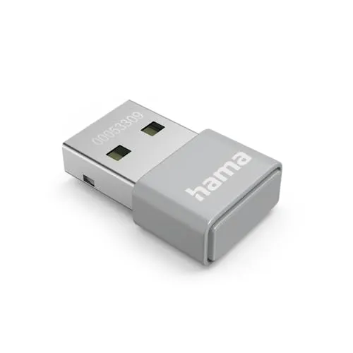 HAMA N150 Nano-WLAN-USB-Stick - 2,4 GHz, ultrakompakt und ideal für schnelles Streaming und Gaming