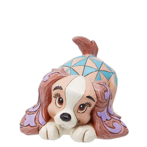 Disney Traditions Lady Mini Figurine - Handbemalte Miniaturfigur aus Kunststein, inspiriert von Disney-Klassikern und amerikanischer Volkskunst. Ein ideales Sammlerstück für Disney-Fans und Kunstliebhaber, perfekt als Geschenk!