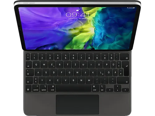 Apple Magic Keyboard für iPad Air 4/5 & iPad Pro 11" - Kabellose Tastatur mit Hintergrundbeleuchtung, integriertes Trackpad und USB-C Anschluss für effizientes Arbeiten