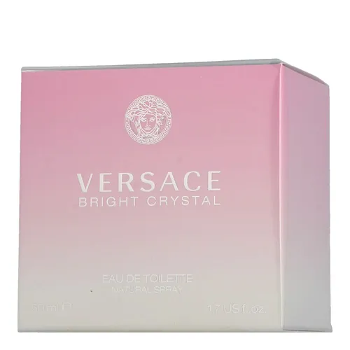 Versace Bright Crystal Eau de Toilette 50 ml - Damendüfte mit eleganter Duftkomposition aus Yuzu, Granatapfel und Pfingstrose, ideal für die selbstbewusste Frau, die ihre feminine Aura betonen möchte.