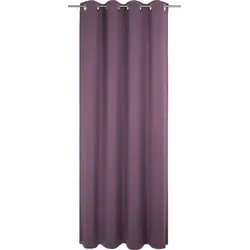 Adam Vorhang Uni Collection light (1 St) - Blickdichter Vorhang aus 100% Bio-Baumwolle in Lavendel - Eleganter, blickdichter Vorhang mit Ösen aus 100% Bio-Baumwolle, perfekt für stilvolle Fensterdekoration. Pflegeleicht bei 60°C, ideal für jeden Raum.