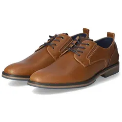 BULLBOXER Dress Casual Shoes in Cognac für Herren - Bequeme Freizeitschuhe - Elegante Freizeitschuhe für Herren in Cognac, die sich durch einen elastischen Einstieg und eine extra weiche Decksohle auszeichnen. Ideal für den täglichen Einsatz und mit herausnehmbarer Einlegesohle für individuellen Komfort.