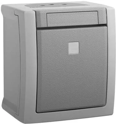 Panasonic Wechselschalter beleuchtet 90591063-DE - Weiß, IP54 Schutzart, ideal für sichere Elektroinstallationen