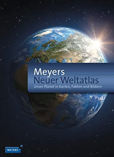 Meyers Neuer Weltatlas im Schmuckschuber - Freizeit, Haus & Garten – Entdecken Sie unseren Planeten in beeindruckenden Karten, Fakten und Bildern, perfekt für Wissenshungrige und als Geschenk.